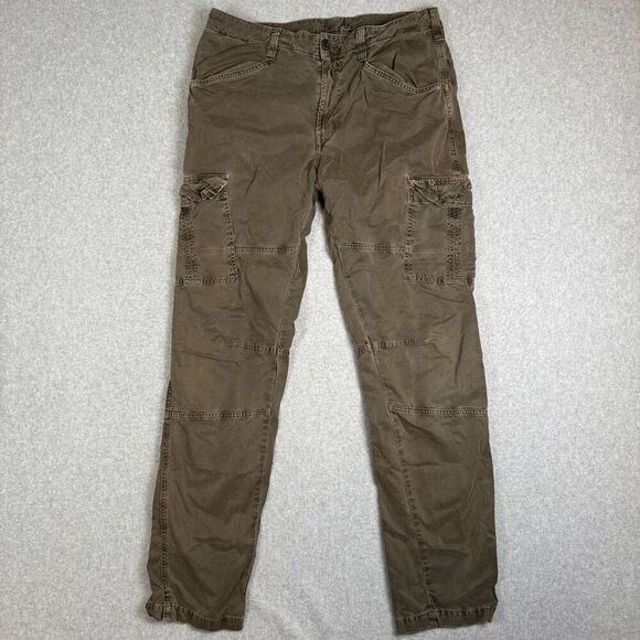 J. Brand Women's Size 34 V Caffeine Grey Cargo Style Ankle Pants Pockets - Picture 1 of 9